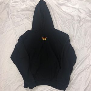 Brandy Melville Tien Butterfly Hoodie Sweatshirt